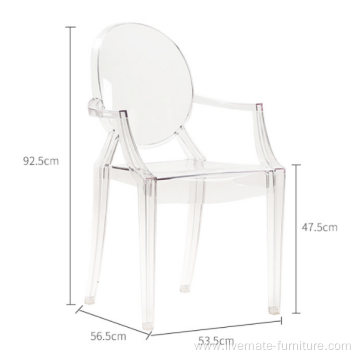 Stacking Wedding Events party Crystal Clear Acrylic Chair